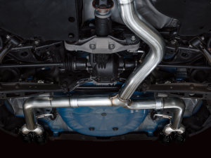 Subaru WRX Performance Exhaust - AWE Tuning - Cat-Back Track - Diamond Black - `22-`27